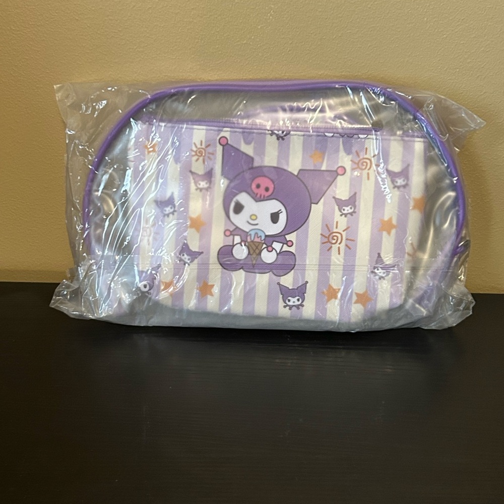 Kuromi 3 piece Makeup Bag Set